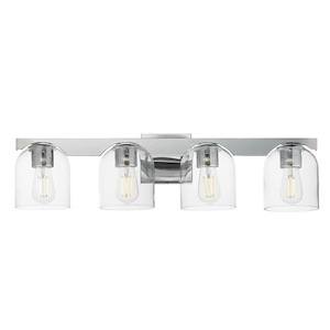 Scoop - 4 Light Bath Vanity-8 Inches Tall and 29.5 Inches Wide - 1326679