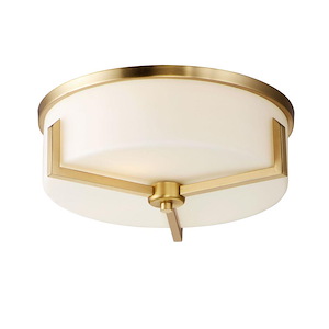 Dart-Three Light Flush Mount-14 Inches wide by 5.5 inches high - 882545