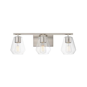 Geode - 3 Light Bath Vanity-7.75 Inch Tall and 22.5 Inch Wide - 1377233