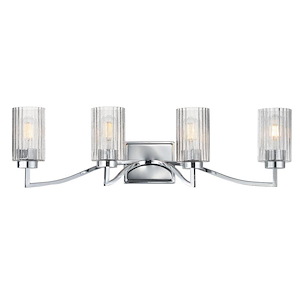 Rigata - 4 Light Bath Vanity-9 Inches Tall and 32.25 Inches Wide - 1342398