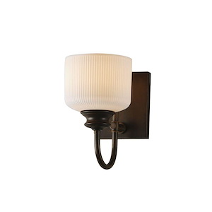 Bisque - 1 Light Wall Sconce-10 Inch Tall and 5.5 Inch Wide - 1369790