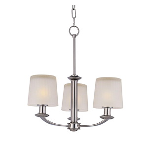 Finesse-Three Light Chandelier in Transitional style-18.5 Inches wide by 19.75 inches high - 229767