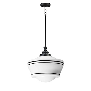 Eureka - 1 Light Pendant-20.25 Inch Tall and 15.75 Inch Wide - 1369796