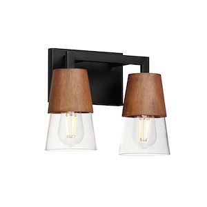 Carpenter - 2 Light Bath Vanity-9 Inches Tall and 12.5 Inches Wide - 1326785