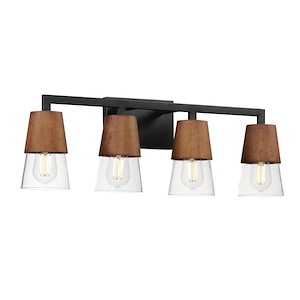 Carpenter - 4 Light Bath Vanity-9 Inches Tall and 28.25 Inches Wide - 1326596