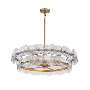 Loren - 6 Light Chandelier-9 Inches Tall and 32 Inches Wide - 1342404