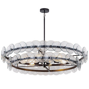 Loren - 8 Light Chandelier-9.5 Inches Tall and 42 Inches Wide - 1342405