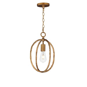 Martel - 1 Light Mini Pendant-14.25 Inch Tall and 10 Inch Wide - 1377257