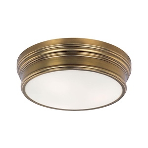 Fairmont-Three Light Flush Mount in Rustic style-16 Inches wide by 5 inches high - 374055