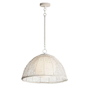 Cestino - 1 Light Pendant-12 Inches Tall and 21 Inches Wide - 1342419