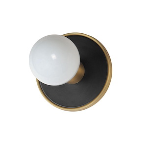 Hollywood - 1 Light Wall Sconce-5 Inches Tall and 5 Inches Wide - 1326653