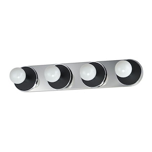 Hollywood - 24W 4 LED Wall Sconce with Bulb Included-5 Inches Tall and 26.5 Inches Wide - 1342433