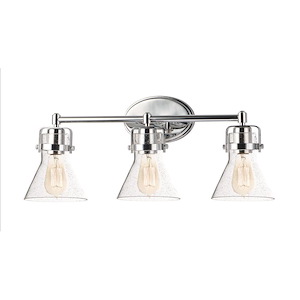 Seafarer-3 Light Bath Vanity-24.25 Inches wide by 10 inches high - 1090297