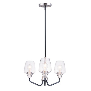 Goblet-3 Light Mini Chandelier-19 Inches wide by 12 inches high - 1027553