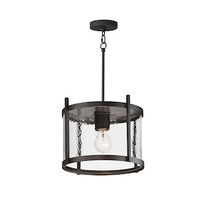 Belfry - 1 Light Outdoor Semi-Flush Mount-8.75 Inch Tall and 12 Inch Wide - 1377280