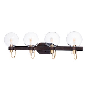 Bauhaus-4 Light Bath Vanity-33 Inches wide by 10.5 inches high - 1027670