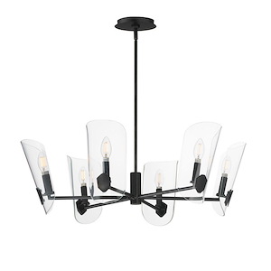 Armory - 6 Light Chandelier-10.5 Inches Tall and 28.5 Inches Wide - 1326658