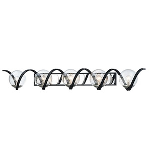 Curlicue-5 Light Bath Vanity-49.25 Inches wide by 7 inches high - 702693
