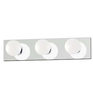 Essentials-3 Light Bath Vanity in Contemporary style-18 Inches wide by 4.25 inches high - 65376