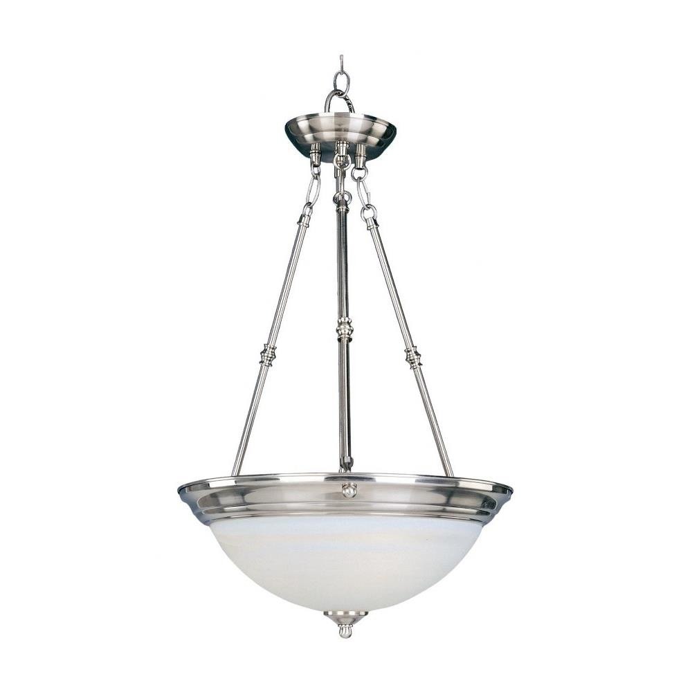 Essentials- 15 Inch 3 Light Invert Bowl Pendant in style