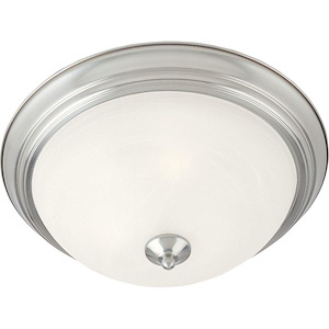 Essentials-Two Light Flush Mount in  style-11.5 Inches wide by 6 inches high - 223745
