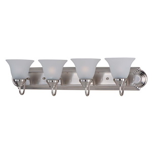 Essentials-4 Light Early American Bath Vanity in Early American style-30 Inches wide by 7 inches high - 65576
