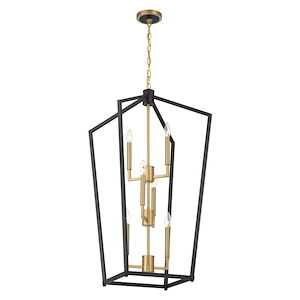 Colwick - 6 Light Pendant-37.88 Inches Tall and 17.88 Inches Wide - 1344339