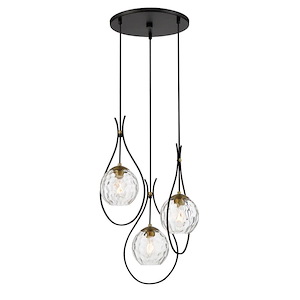 Cody - 3 Light Pan Pendant-24 Inches Tall and 19 Inches Wide - 1292866