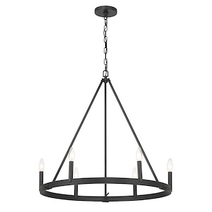 Dutton - 6 Light Chandelier-26.88 Inches Tall and 27.75 Inches Wide - 1344343