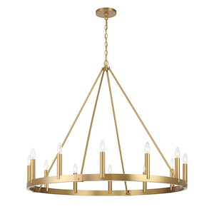 Dutton - 12 Light Chandelier-36 Inches Tall and 42.63 Inches Wide - 1344344