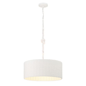 Lodelle - 3 Light Pendant-25.5 Inches Tall and 19 Inches Wide - 1344346