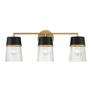 Stamford - 3 Light Bath Vanity-10 Inch Tall and 24 Inch Wide - 1430760