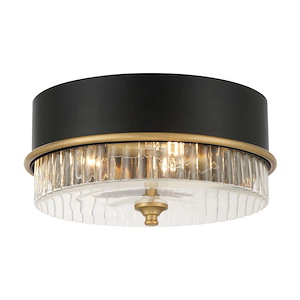 Stamford - 3 Light Flush Mount-7.25 Inch Tall and 15 Inch Wide - 1430761