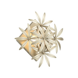 Flower Child - 1 Light Wall Sconce-11 Inches Tall and 12 Inches Wide - 1333021