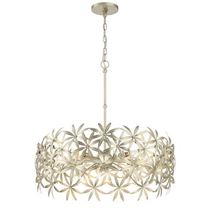 Flower Child - 5 Light Pendant-26 Inches Tall and 26 Inches Wide - 1333023