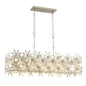 Flower Child - 6 Light Island-23 Inches Tall and 38.5 Inches Wide - 1333025