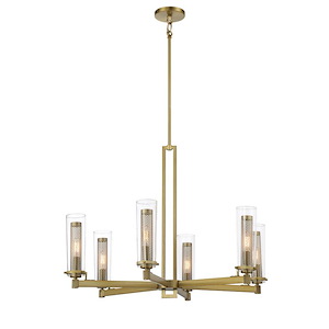 Emmerham - 6 Light Chandelier-23.75 Inches Tall and 32 Inches Wide - 1292922