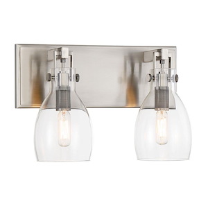 Tiberia - 2 Light Bath Bar In 9 Inches Tall and 13 - 1084728
