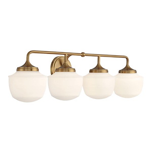 Cornwell - 4 Light Bath Vanity-8 Inches Tall and 32 Inches Wide - 1333039
