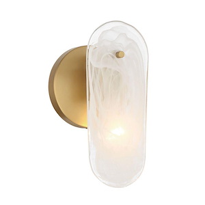 Oldmill - 1 Light Wall Sconce-9.75 Inch Tall and 5 Inch Wide - 1375557