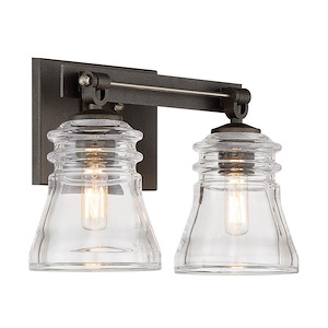 Graham Avenue - 2 Light Bath Vanity-8.38 Inches Tall and 13.5 Inches Wide - 1260154