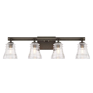 Graham Avenue - 4 Light Bath Vanity-8.38 Inches Tall and 30.5 Inches Wide - 1259446