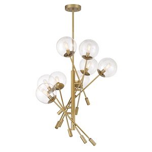 Auresa - 8 Light Pendant-24.13 Inches Tall and 32 Inches Wide - 1293071