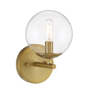 Auresa - 1 Light Bath Vanity In Traditional Style-9.38 Inches Tall and 5.88 Inches Wide - 1262894