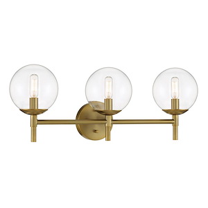 Auresa - 3 Light Bath Vanity-9.38 Inches Tall and 25.63 Inches Wide - 1260445