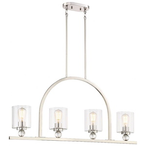 Studio 5 - 4 Light Island in Transitional Style - 18.75 inches tall by 5 inches wide - 621162