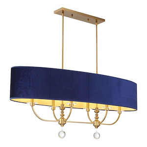 Van Noord - 6 Light Island-19.63 Inches Tall and 48 Inches Wide - 1344369