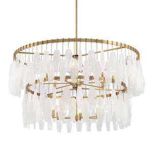 Willow - 14 Light Pendant-26 Inch Tall and 45 Inch Wide - 1375603