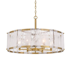 Veil - 6 Light Pendant-18.25 Inch Tall and 29.25 Inch Wide - 1375607