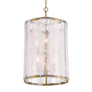 Veil - 6 Light Pendant-29.5 Inch Tall and 17.25 Inch Wide - 1375608